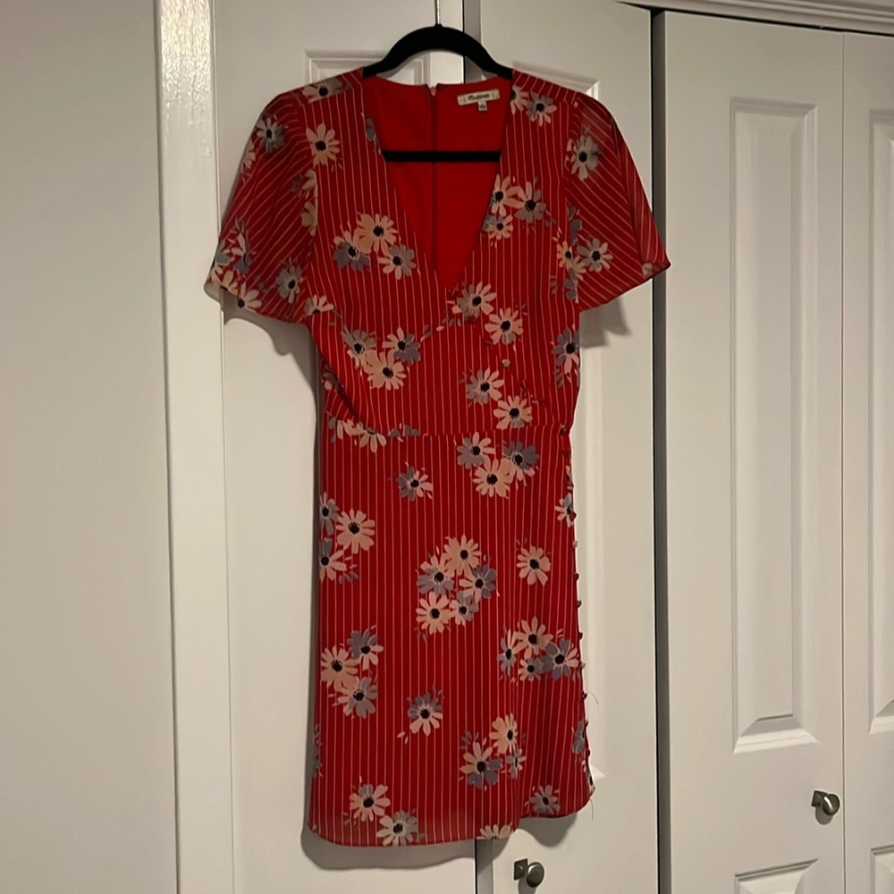 Madewell Size 2 Button Wrap Dress